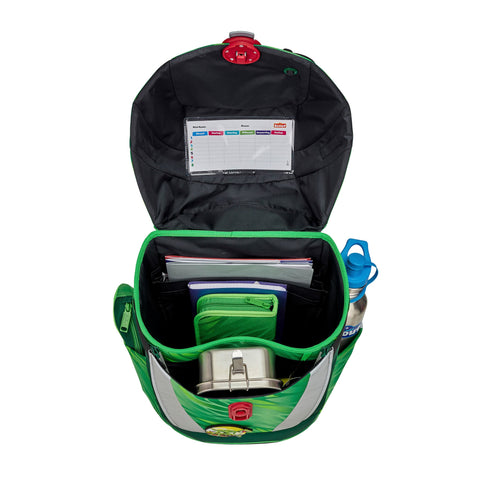 Scout Alpha Schulranzen 74400727700 Green Rex Schulranzen-Set 4-teilig