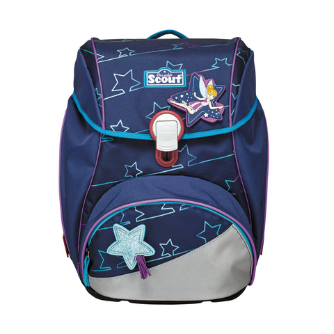 Scout Alpha Schulranzen 74400725100 Blue Star Schulranzen-Set 4-teilig