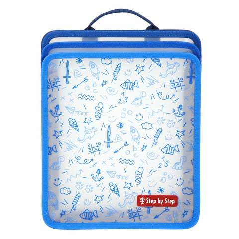 Step by Step Heftbox 00213400 faltbar Blau 213400