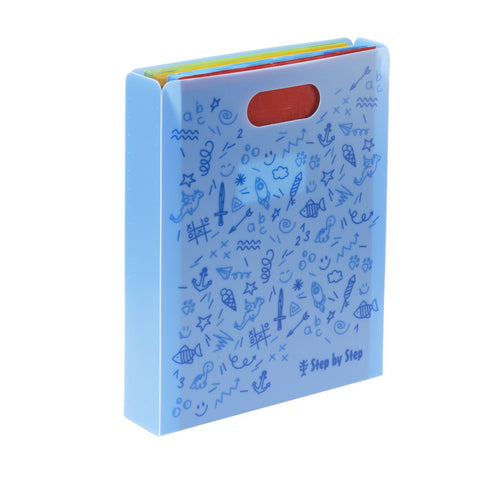 Step by Step Heftbox 00213403 Tragegriff Blau