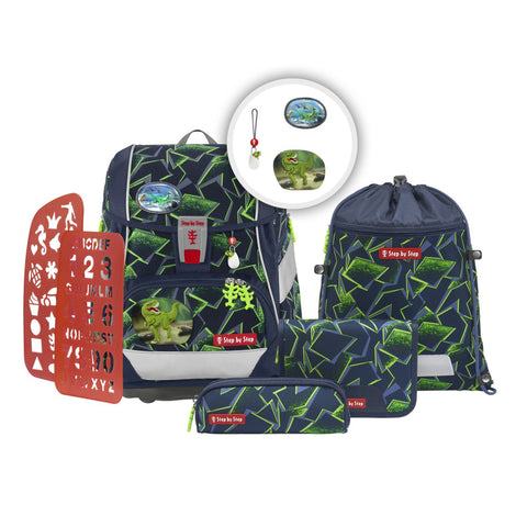 Step by Step Schulranzenset 2IN1 PLUS 00213205 Wild T-Rex Taro