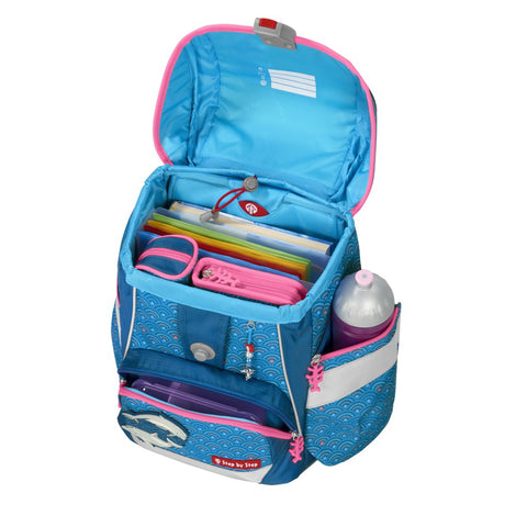 Step by Step Schulranzenset 2IN1 PLUS 00213207 Dolphin Pippa Dolphin Pippa", 6-teilig