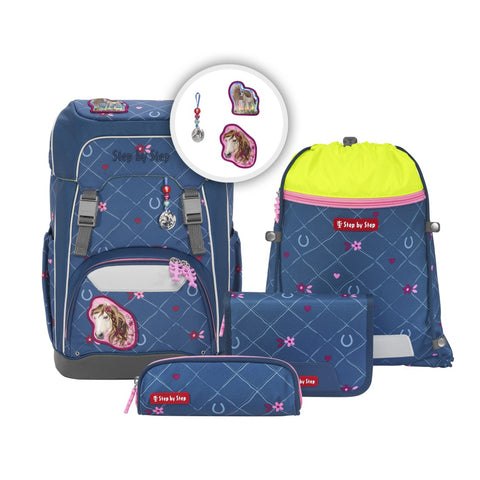 Step by Step Schulrucksackset GIANT 00213215 Horse Lima imaZoll, 5-teilig