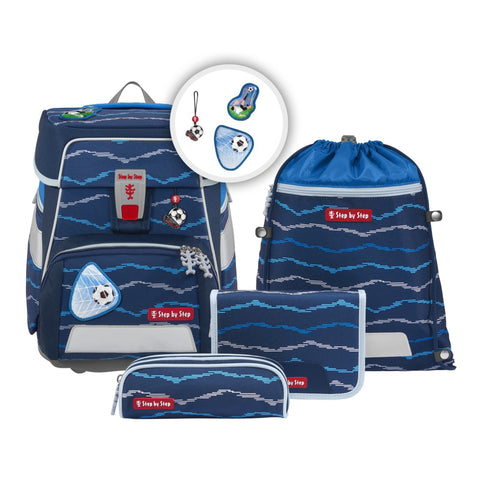 Step by Step Schulranzenset SPACE 00213309 Soccer Lars ars", 5-teilig