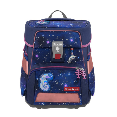 Step by Step Schulranzenset SPACE REFLECT 00213219 Star Seahorse Zoe Star Seahorse Zoe", 5-teilig