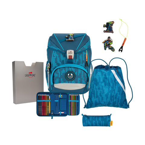 DERDIEDAS Schulranzenset Ergoflex 8503164 Superlight Trendsport 5-teilig