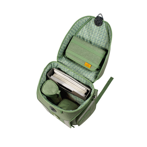 DERDIEDAS Schulranzenset Ergoflex MaxExklu. ECO 8508169 Green Planet 5-teilig