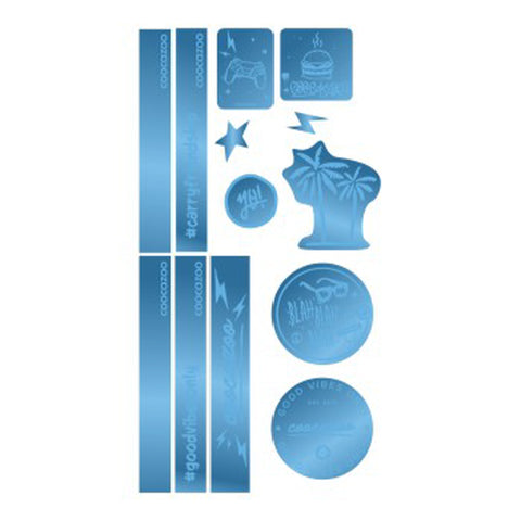 COOCAZOO Sticker-Set 00211488 reflektierend Blue eZoll