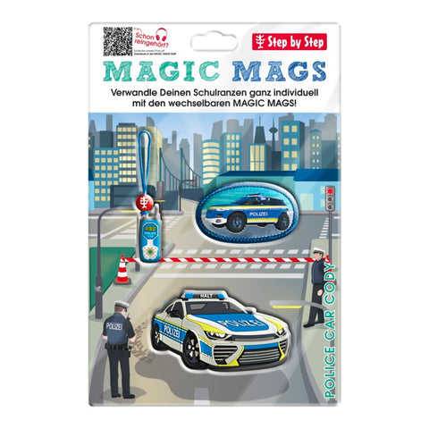 Step by Step Magnet Magic Mags 00213519 Police Car Cody "