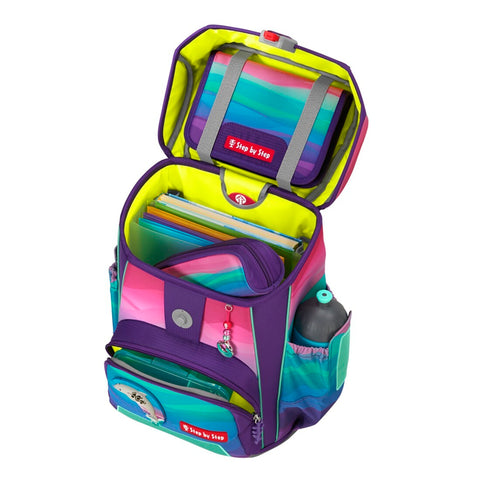 Step by Step Schulranzenset CLOUD OCEAN 00213433 Dolphin Lana  "Dolphin Lana", 5-teilig