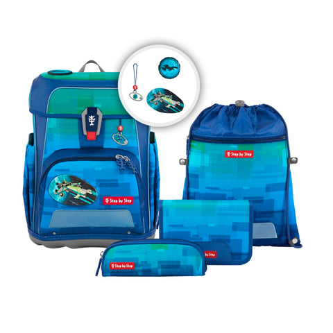Step by Step Schulranzenset CLOUD OCEAN 00213432 Space Craft Spike