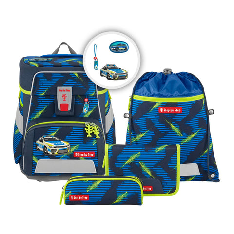 Step by Step Schulranzenset SPACE 00213411 Police Car Cody r CodyZoll, 5-teilig