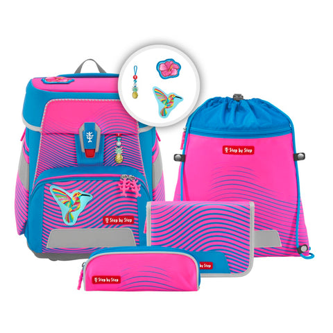 Step by Step Schulranzenset SPACE NEON 00213435 Kolibri Kaja