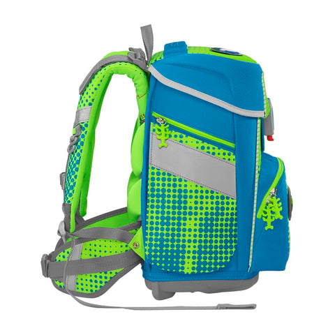 Step by Step Schulranzenset SPACE NEON 00213564 Race Car Chuck