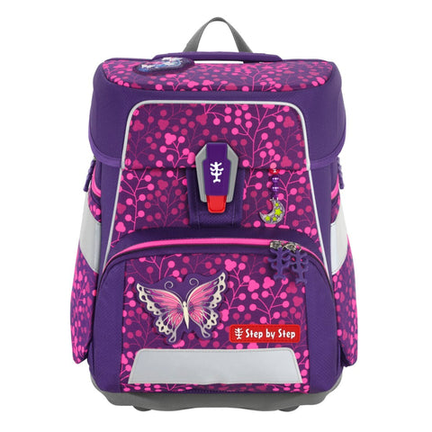 Step by Step Schulranzenset SPACE SHINE 00213554 Butterfly Night Ina