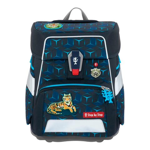 Step by Step Schulranzenset SPACE SHINE 00213556 Tiger Night Kimba er Night KimbaZoll, 5-teilig