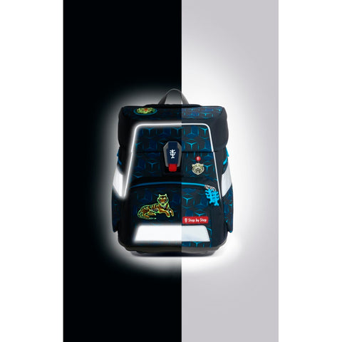 Step by Step Schulranzenset SPACE SHINE 00213556 Tiger Night Kimba er Night KimbaZoll, 5-teilig