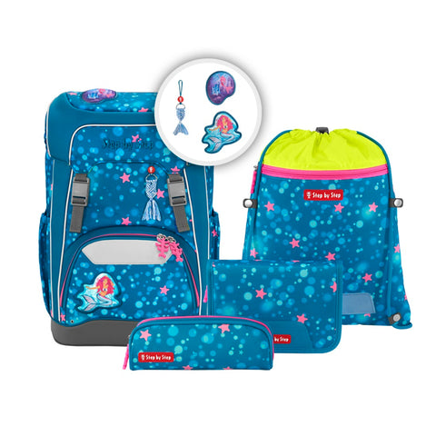 Step by Step Schulrucksackset GIANT 00213560 Mermaid Lola LolaZoll, 5-teilig