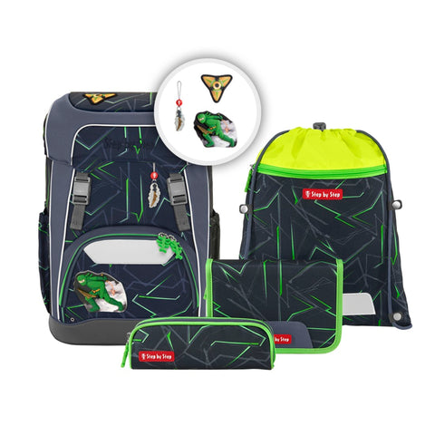 Step by Step Schulrucksackset GIANT 00213424 Ninja Kimo imoZoll, 5-teilig