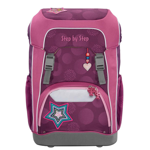 Step by Step Schulrucksackset GIANT 00129688 Glamour Star 5teilig Star AstraZoll, 5-teilig