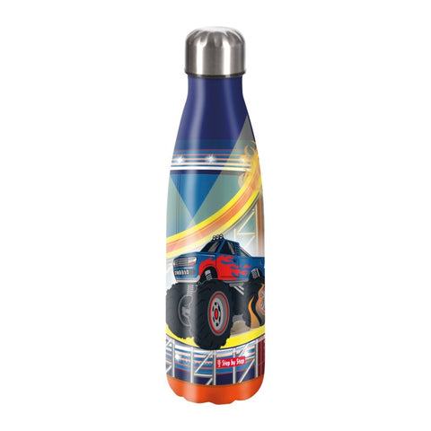 Step by Step Isolierte Edelstahl-Trinkflasche "Monster Truck Rocky"