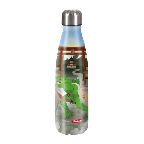 Step by Step Trinkflasche 213546 Ninja Kimo Edelstahl asche "Ninja Kimo"