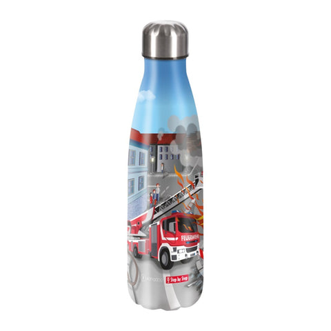 Step by Step Isolierte Edelstahl-Trinkflasche Fire Engine Brandon 00213547