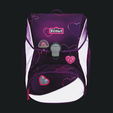 SCOUT Schulranzenset Alpha 74420302300 Superflash Lovely Lovely 74420302300