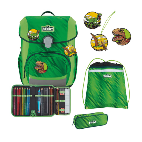 SCOUT Schulranzenset Neo 75450017700 Dino Rex 75450017700