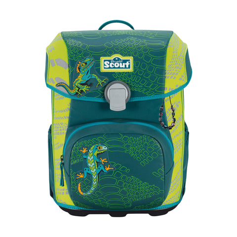 SCOUT Schulranzenset Neo S75460705800 Superflash Ex. Lizard