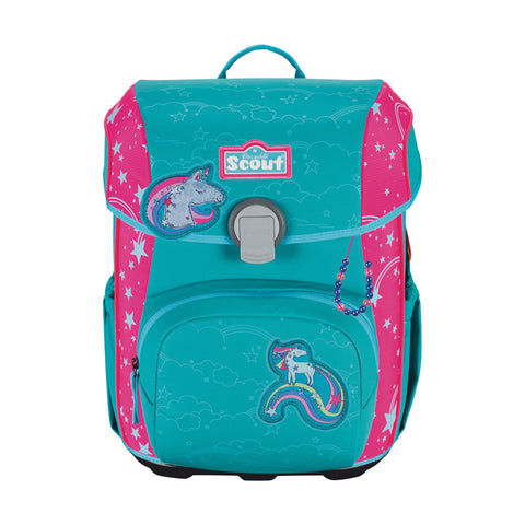 SCOUT Schulranzenset Neo S75460704100 Superflash Ex. Unicorn