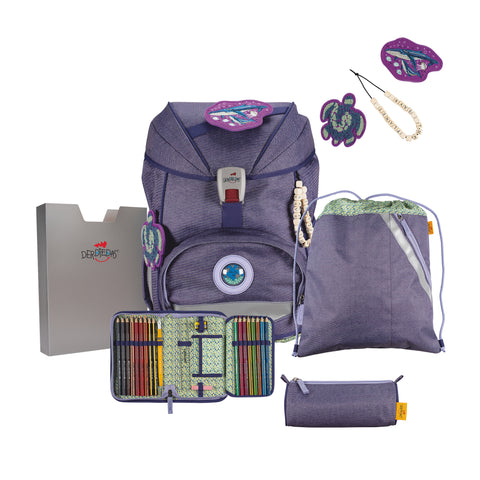 DERDIEDAS Schulranzenset Ergoflex Exklusiv ECO 8505179 My Planet Exklusiv ECO My Planet