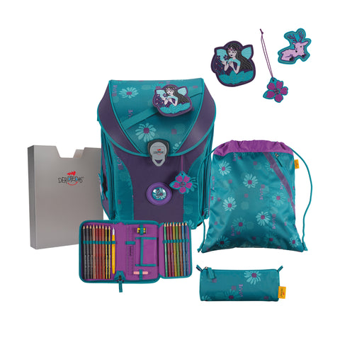 DERDIEDAS Schulranzenset Ergoflex MAX Exkl. 8508177 SF Fairy Flower Fairy Flower