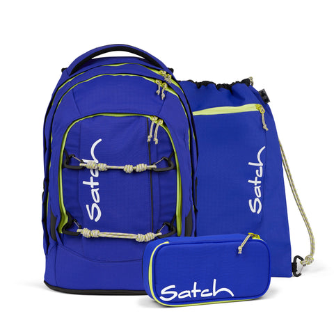 Satch Schulrucksack-Set pack Blue Climber 01185-30220-10 Blue Climber
