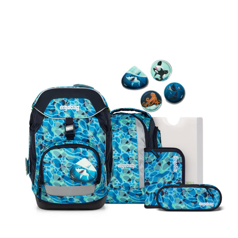 ergobag Schulrucksack-Set pack 01303-90356-10 AbtauchBär