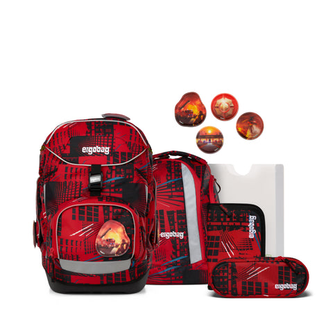 ergobag Schulrucksack-Set pack 01298-90195-10 AlarmBärreitschaft