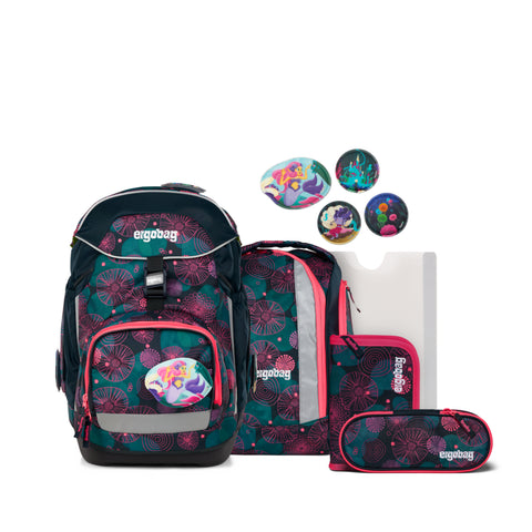 ergobag Schulrucksack-Set pack 01298-90198-10 KorallBär