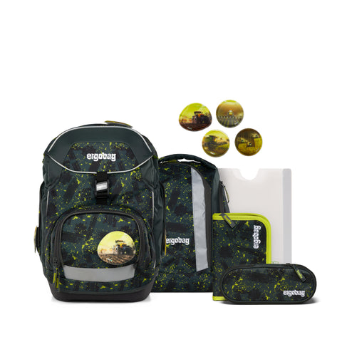 ergobag Schulrucksack-Set pack 01298-90153-10 MähdreschBär