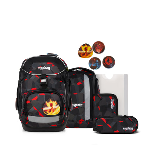 Ergobag Schulrucksack Set pack TaekBärdo 01298-90108-10