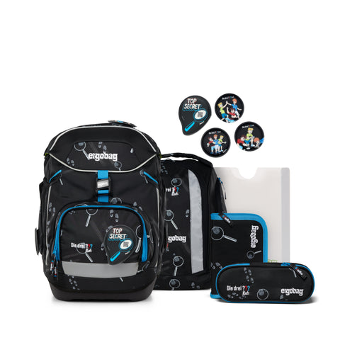 ergobag Schulrucksack-Set pack 01306-90204-10 Bärdektiv chen Kids