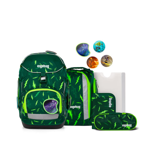 ergobag Schulrucksack-Set pack 01298-90196-10 Bärtastisch