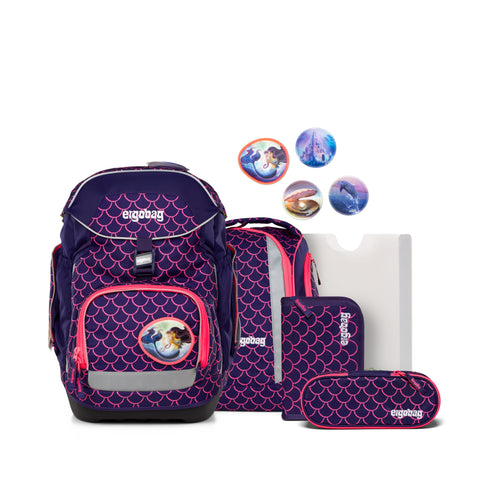 ergobag Schulrucksack-Set pack 01298-900K2-10 PerlentauchBär