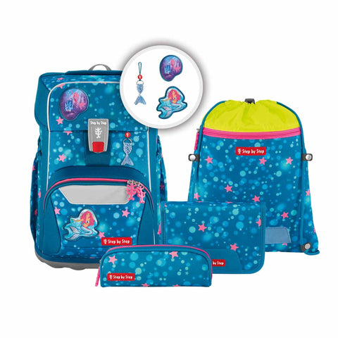 Step by Step Schulranzenset GIANT Mermaid Lola