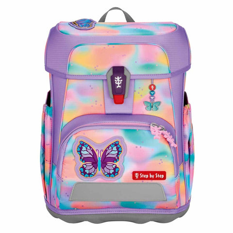 Step by Step Schulranzenset CLOUD FLASH 00222614 Butterfly Luna  "Butterfly Luna", 5-teilig