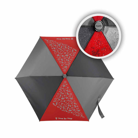 Step by Step Regenschirm Magic Rain EFFECT 00227122 Red