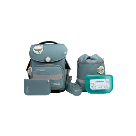 School Mood Schulranzenset Timeless Dolphin 6-teilig