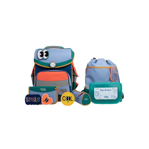 School Mood Timeless Happy Sapphire Colours Collection), 6-tlg. Schulranzset