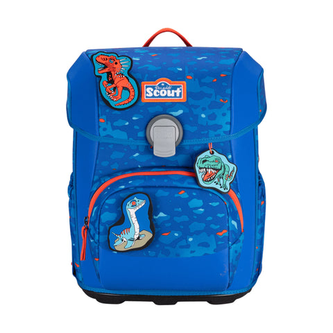 SCOUT Schulranzenset Neo Blue Dino S75460303700