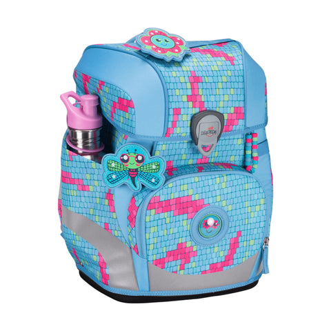 DERDIEDAS Schulranzenset Ergoflex Tiny Happy Pixel D8510181 5tlg