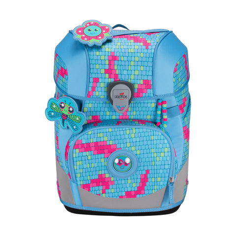 DERDIEDAS Schulranzenset Ergoflex Tiny Happy Pixel D8510181 5tlg